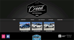 Desktop Screenshot of creedenterprises.com